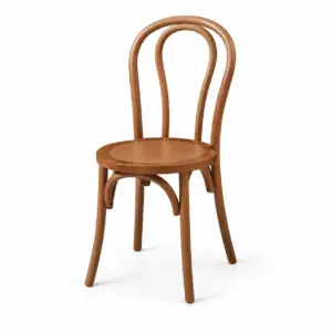 Holzstuhl MONET WOOD aus Holz mit klassischer gebogener Rückenlehne